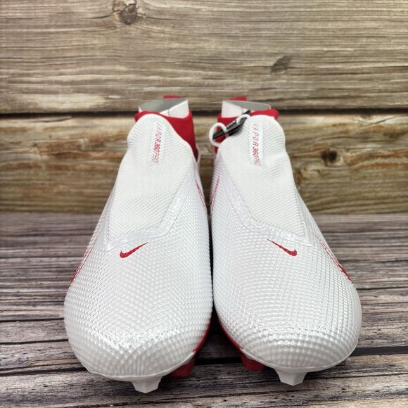 Size 12.5 Nike Vapor Edge Pro 360 White/Red Football Cleats AO8277-102 main image 5